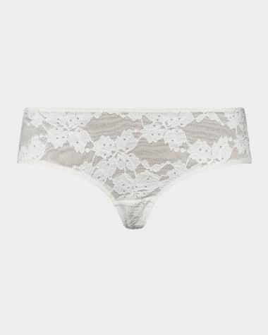 Hanro Anais Low-Rise Lace Bikini Briefs