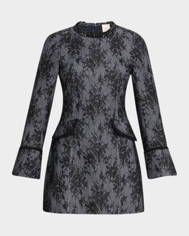 Cinq a Sept Reina Bonded Lace Mini Dress