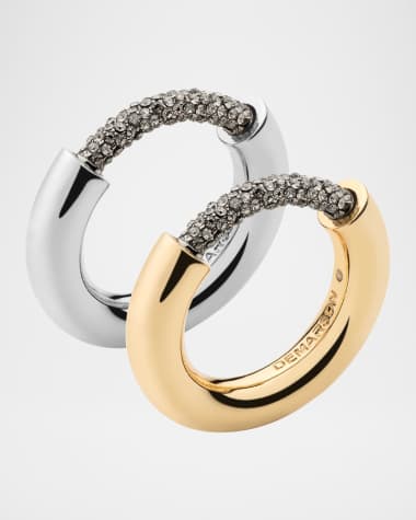DEMARSON Bracie Stackable Rings, Set of 2