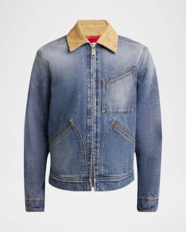 McQueen Men's Denim Workwear Jacket