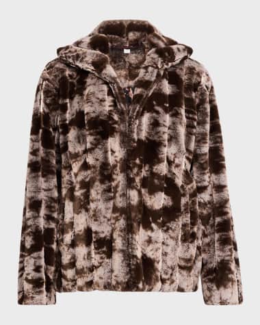 Johnny Was Faux Fur Pullover Jacket