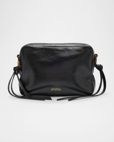 Isabel Marant Wardy Zip Leather Camera Shoulder Bag