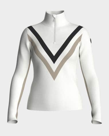 We Norwegians Voss Chevron Quarter-Zip Pullover