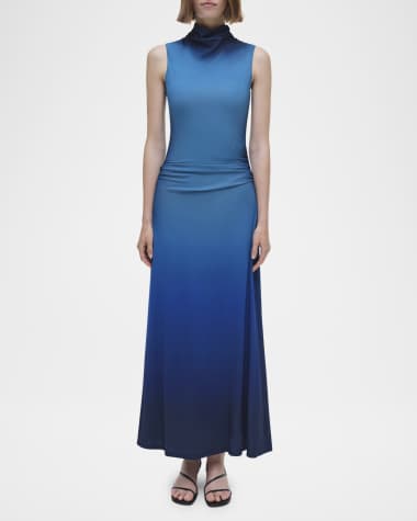 SIMKHAI Aldina Sleeveless Jersey Midi Dress