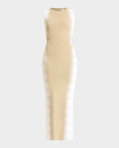 Herve Leger Ruby Sleeveless Short-Cut Gown