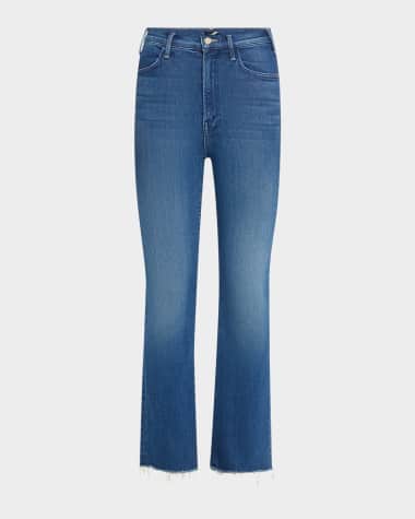 MOTHER The Hustler Flood Fray Jeans