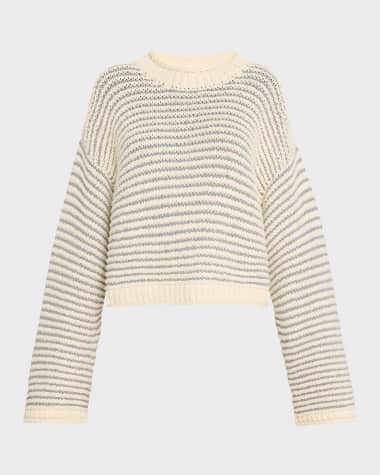 MOTHER The Bell-Sleeve Jumper Roll Sweater