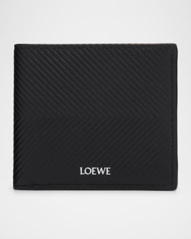 Loewe Men's Embossed Leather Bifold Wallet