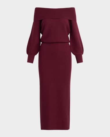 Favorite Daughter The Irene Off-Shoulder Maxi Dress