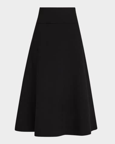 Co Knit A-Line Midi Skirt