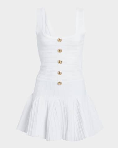 Retrofete Brooke Sleeveless Ribbed Mini Dress