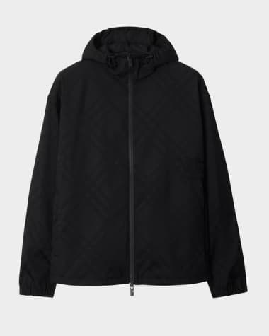 Burberry Men's EKD Tonal Check Anorak