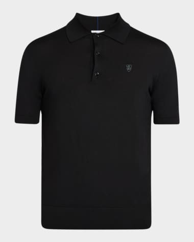 Burberry Men's Knit Polo Shirt