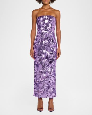 Pattern Long Designer Cocktail & Party Dresses