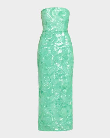 sachin and babi light blue dress Midi Designer Cocktail & Party Dresses main image 0
