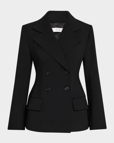 Co Double-Breasted Fitted Blazer