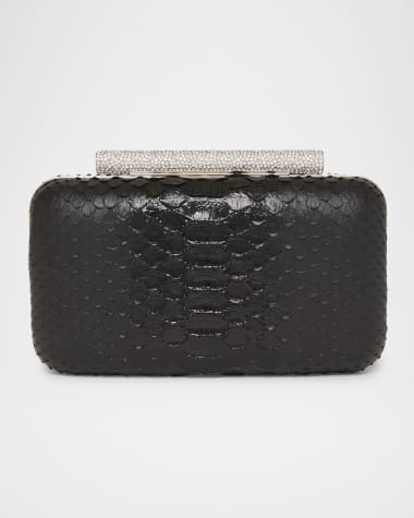 McQueen T-Bar Box Clutch Bag