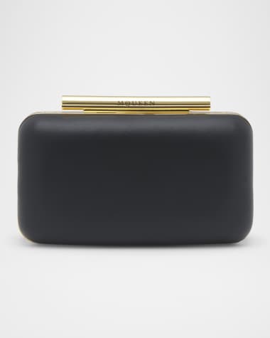 McQueen T-Bar Box Clutch Bag