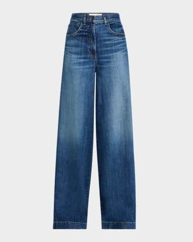 Nili Lotan Rolland Wide-Leg Jeans