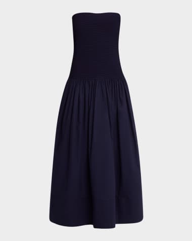 Cara Cara Glasbury Strapless Drop-Waist Midi Dress