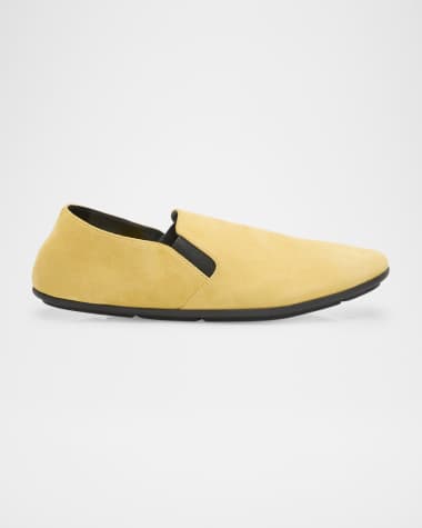 THE ROW Vincit Suede Easy Loafers