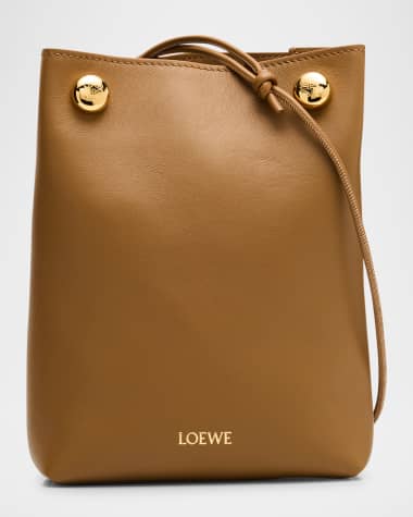 Loewe Pebble Pouch Bucket Bag in Calf Leather