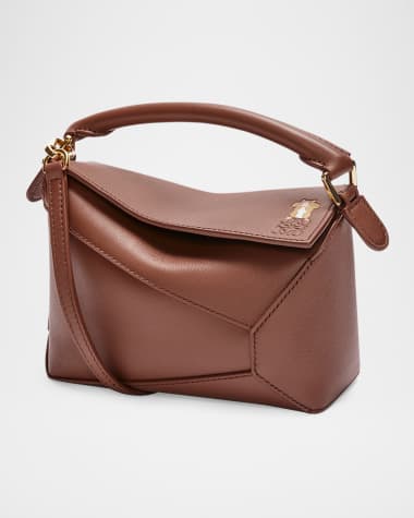 Loewe x Suna Fujita Puzzle Edge Mini Shoulder Bag in Leather