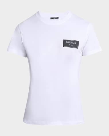 Balmain Men's Couture Label T-Shirt