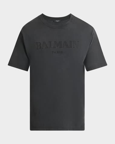 Balmain Men's Tonal Vintage Logo T-Shirt