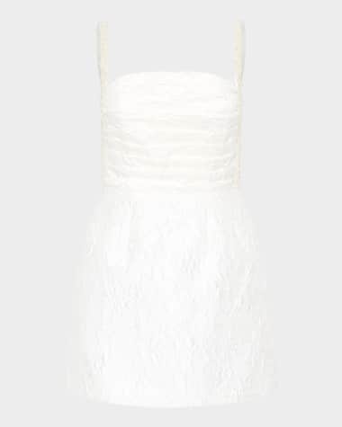 REBECCA VALLANCE Esther Mini Dress with Pearly Straps