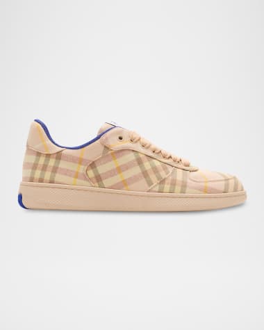 Burberry Terrace Check Low-Top Sneakers
