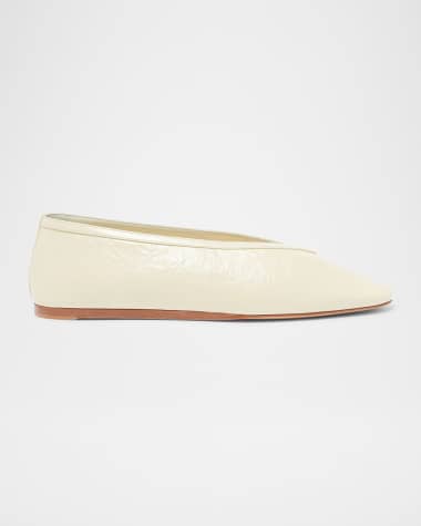 Le Monde Beryl Luna Leather Ballerina Flats