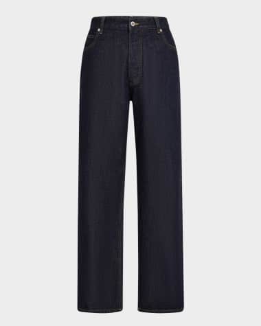 Bottega Veneta Men's Soft Denim Trousers