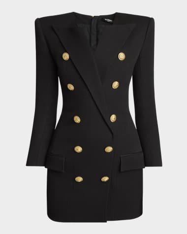 Balmain Double-Breasted Mini Dress