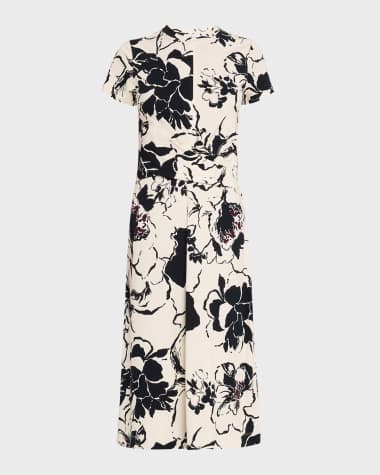 Tanya Taylor Mac Floral Midi Dress