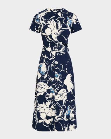 Tanya Taylor Mac Floral Midi Dress