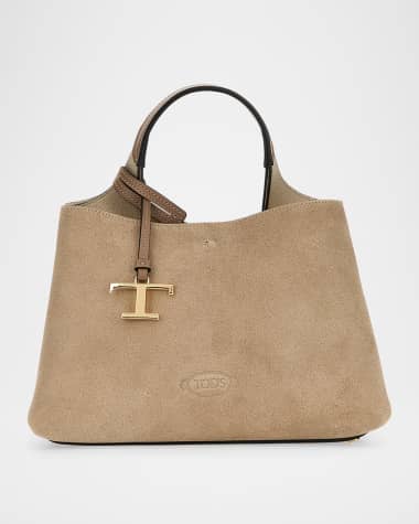 Tod's APA Micro Suede Top-Handle Bag