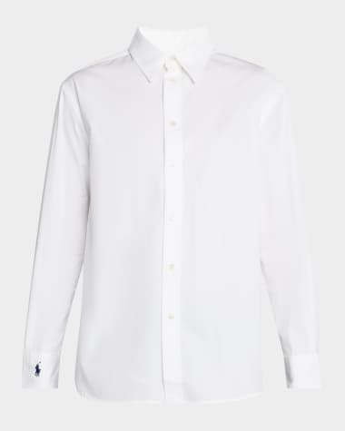 Polo Ralph Lauren Oversized Cotton Button-Front Shirt