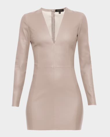 AS by DF Demeter Stretch Leather Dress