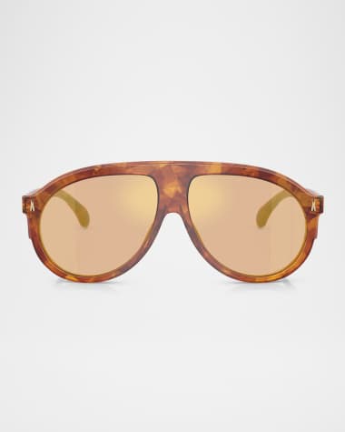Moncler Men's ME6001 Aviator Sunglasses