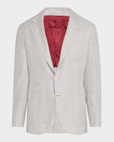 Brunello Cucinelli Men's Houndstooth Sport Coat