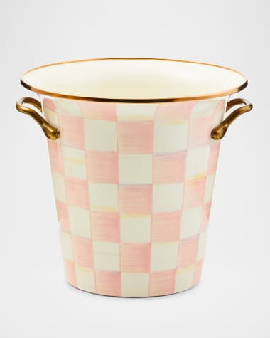 MacKenzie-Childs Rosy Check Wine Cooler