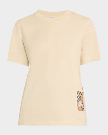 Burberry Logo Patch Short-Sleeve T-Shirt