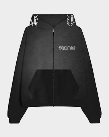 PURPLE Men's Heavyweight Fleece Zip Hoodie