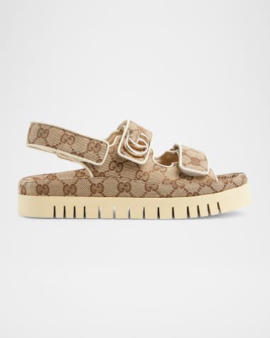 Gucci Marmont GG Double Strap Sandals