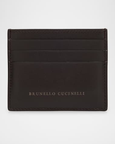 Brunello Cucinelli Leather Card Case