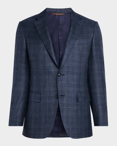 Canali Men's Tonal Plaid Sport Coat