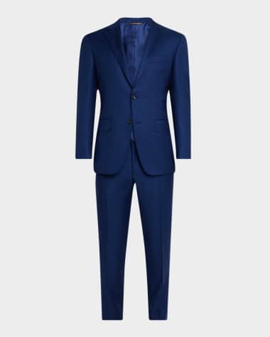 Canali Men's Tonal Plaid Suit