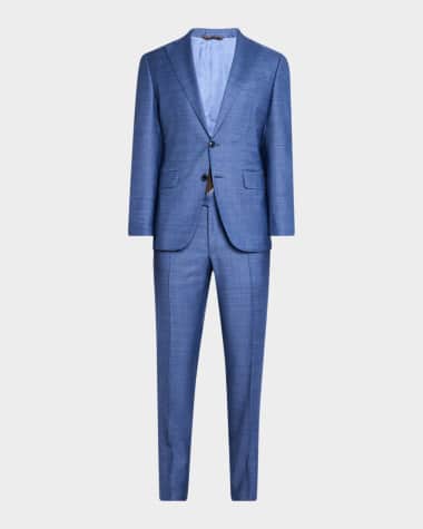 Canali Men's Textured Solid Suit