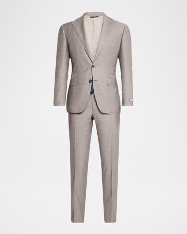 Canali Men's Textured Solid Suit